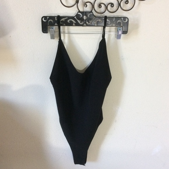 Polly Basic Black Leotard - Picture 3 of 9